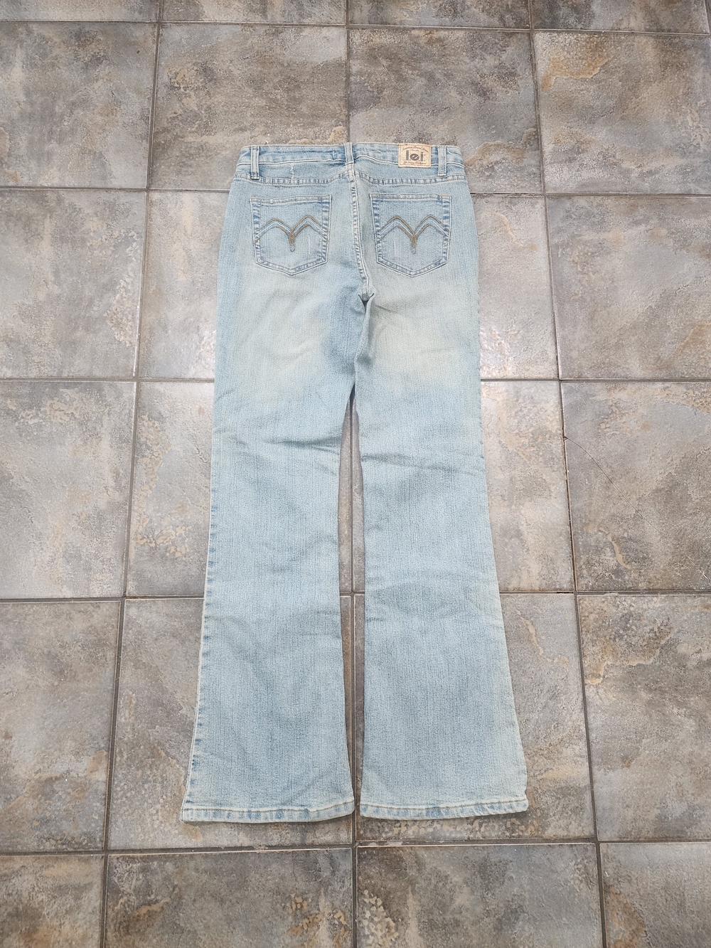 Vintage Y2K Lei Women's Juniors 9 31x32 Bootcut Flare Stretch Denim Jeans